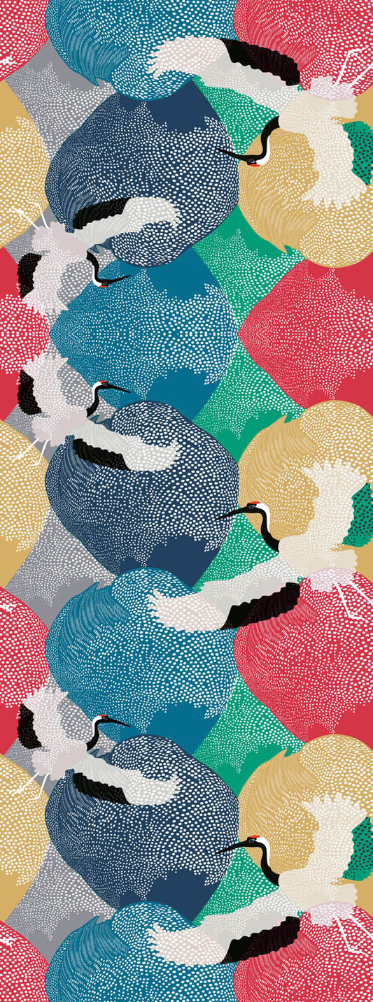 Abstract Linen Designer Scarf