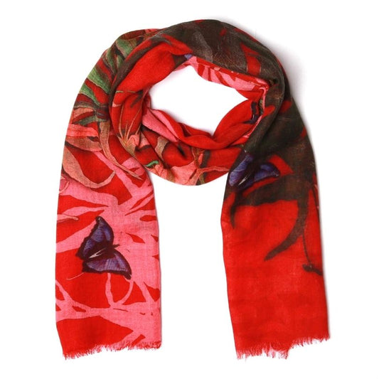 Animal Merino Silk Designer Scarf