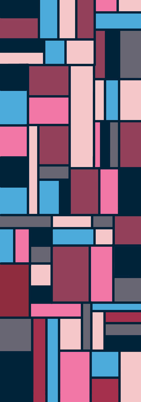 Geometrical Merino Silk Designer Scarf