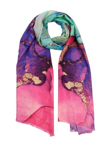 Abstract Print Modal Silk Designer Scarf