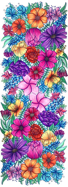 Festival Garden Delight – Modal Silk Summer Scarf