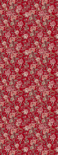 Crimson Heritage Garden – Merino Wool Scarf