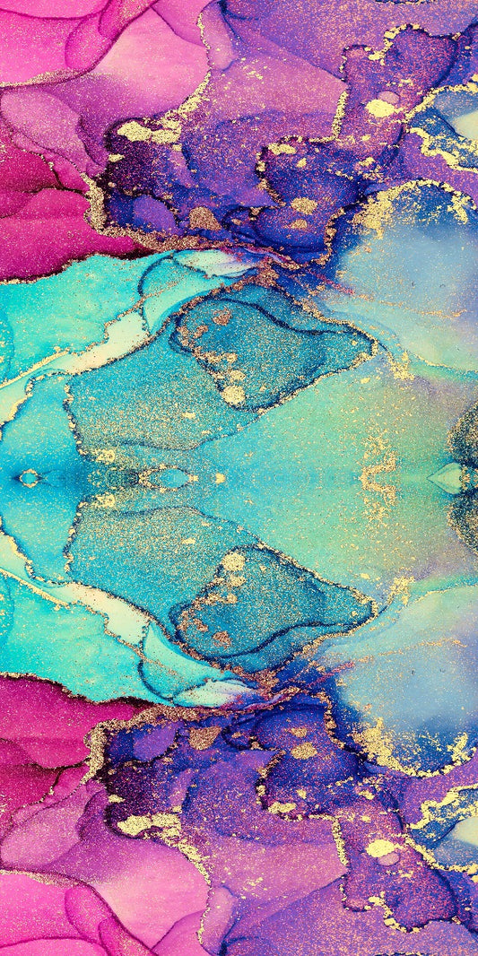 Abstract Merino Wool Travel Cape