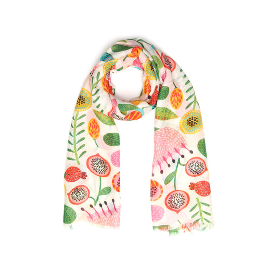 Écharpe de créateur en soie modale japonaise