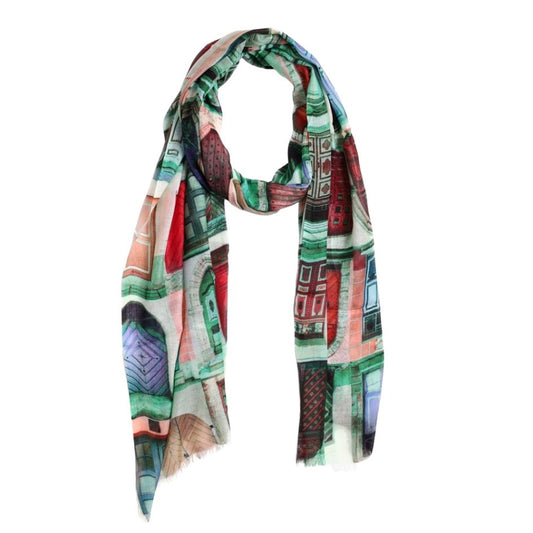 Architectural Modal Silk Designer Scarf
