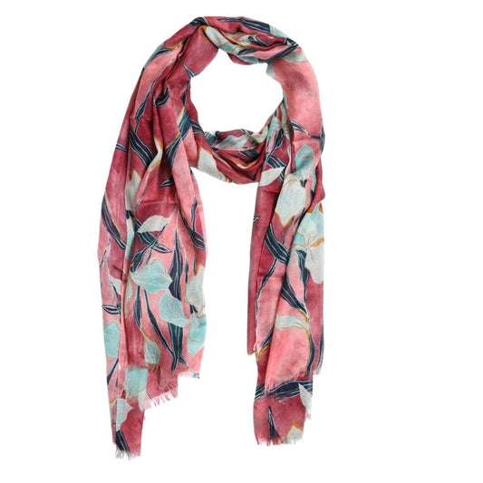 Floral Modal Silk Designer Scarf