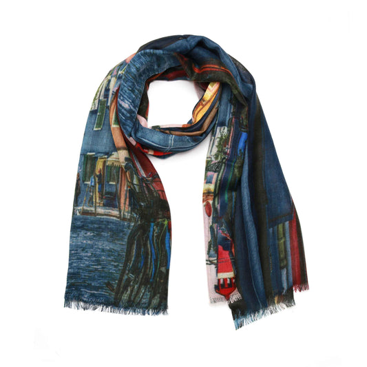 Burano Alleyways – Merino Wool Scarf