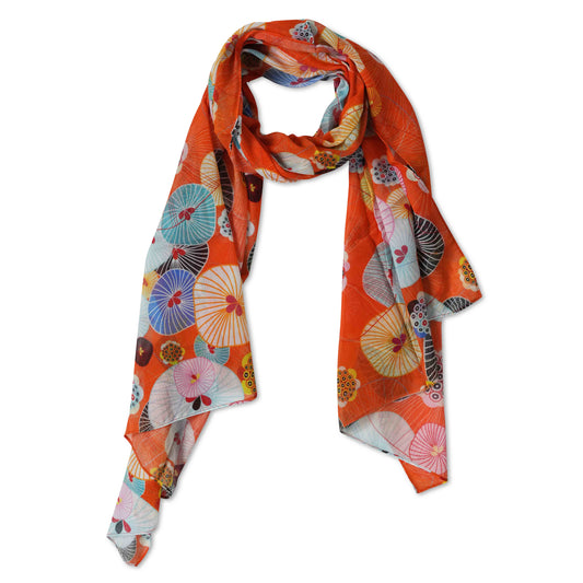 Japanese Cotton Voile Designer Scarf