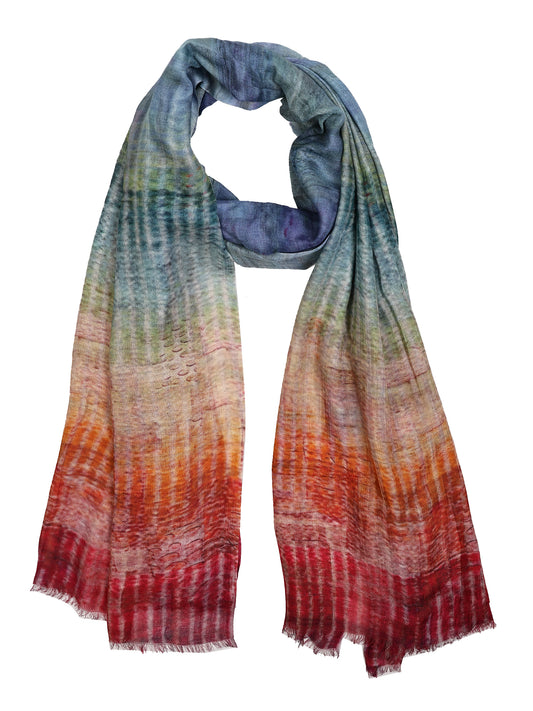Abstract Modal Silk Designer Scarf