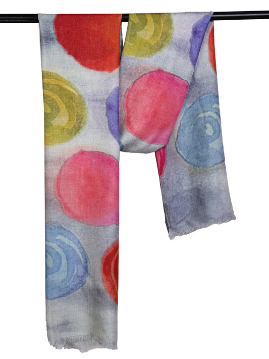 Geometric Modal Silk Designer Scarf