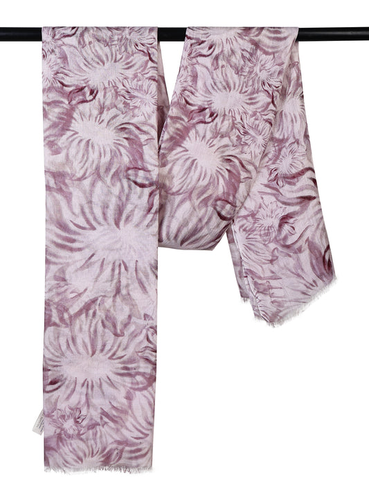 Floral Modal Silk Designer Scarf