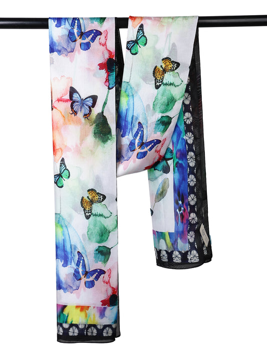 Animal Pure Silk Designer Scarf