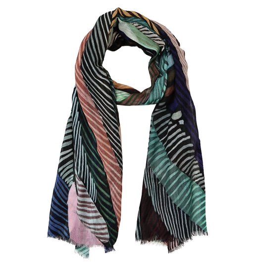 Chromatic FloScarfwlines – Merino Wool Scarf