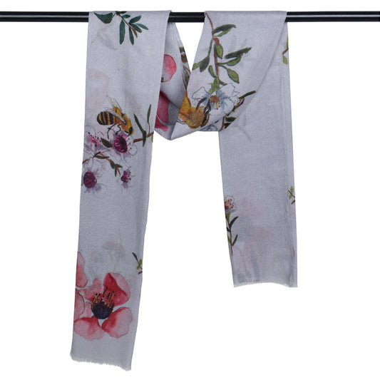 Floral Print Cotton Modal Designer Scarf