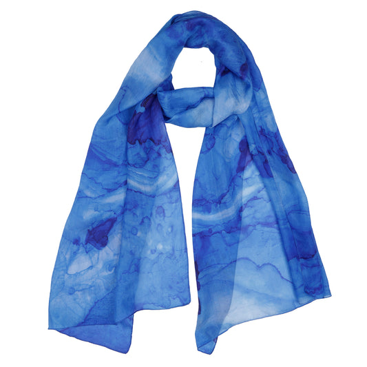 Abstract  Pure Silk Designer Scarf