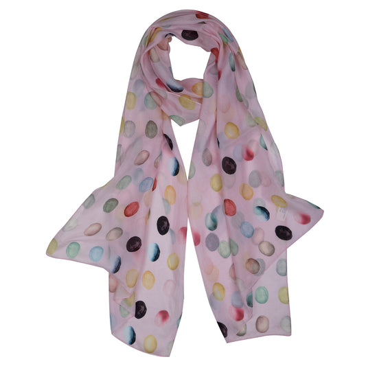 Geometrical Print Pure Silk Designer Scarf