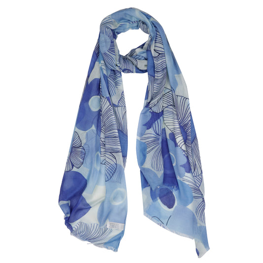 Floral Modal Silk Designer Scarf