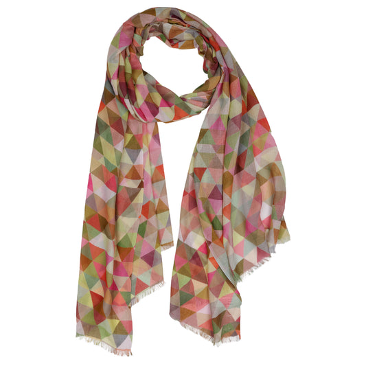 Abstract Modal Silk Designer Scarf