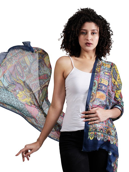 Moroccan Modal Silk Designer Scarf