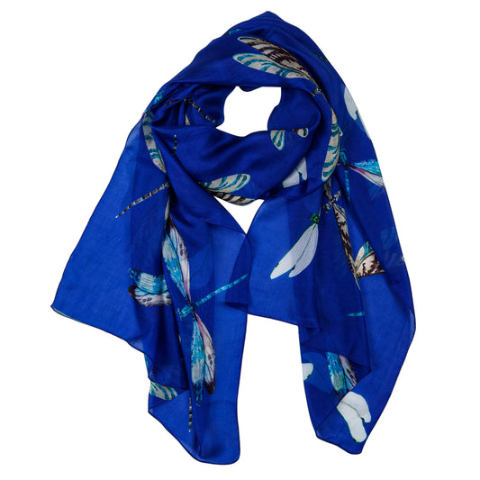 Foulard en soie pure de créateur Firefly