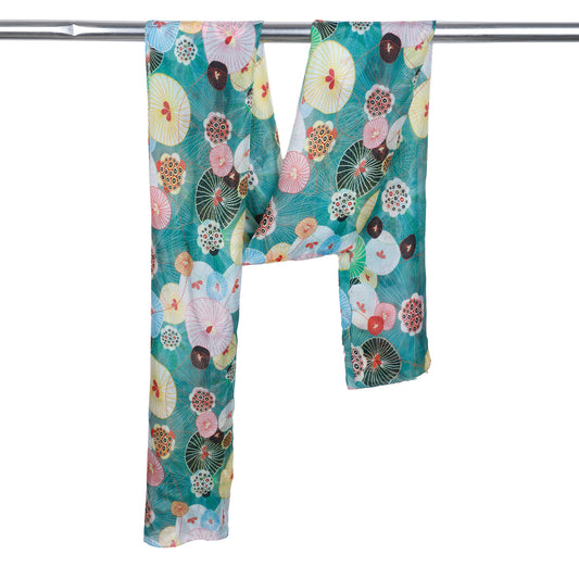 Écharpe de créateur japonaise en pure soie