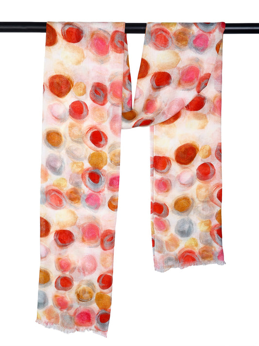 Abstract Modal Silk Designer Scarf