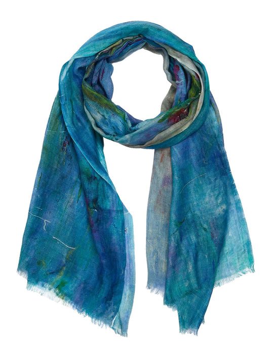 Abstract Modal Silk Designer Scarf