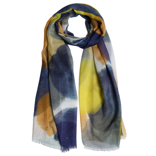 Abstract Modal Silk Designer Scarf