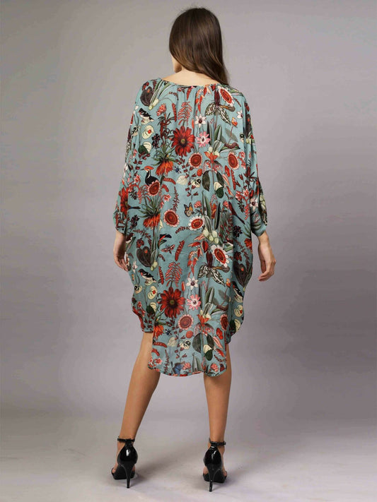 English Floral Modal Kimono