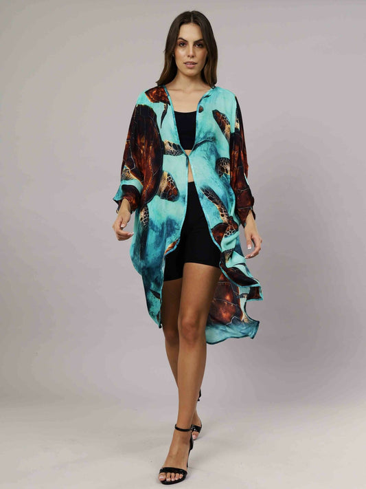 Animal Print Modal Kimono