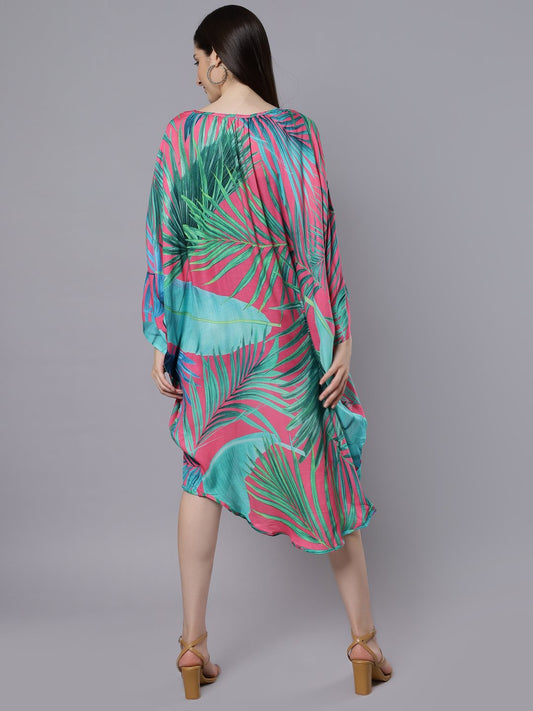 Kimono de modal tropical