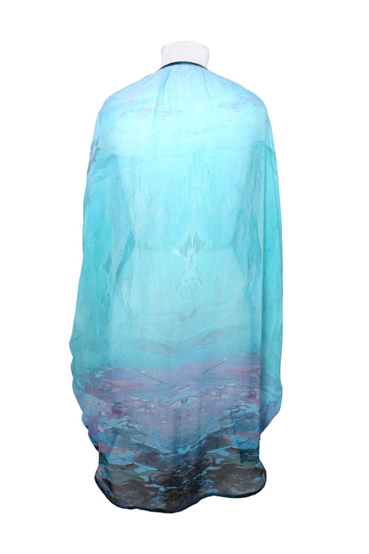 COSTAL BLUE MODAL KIMONO