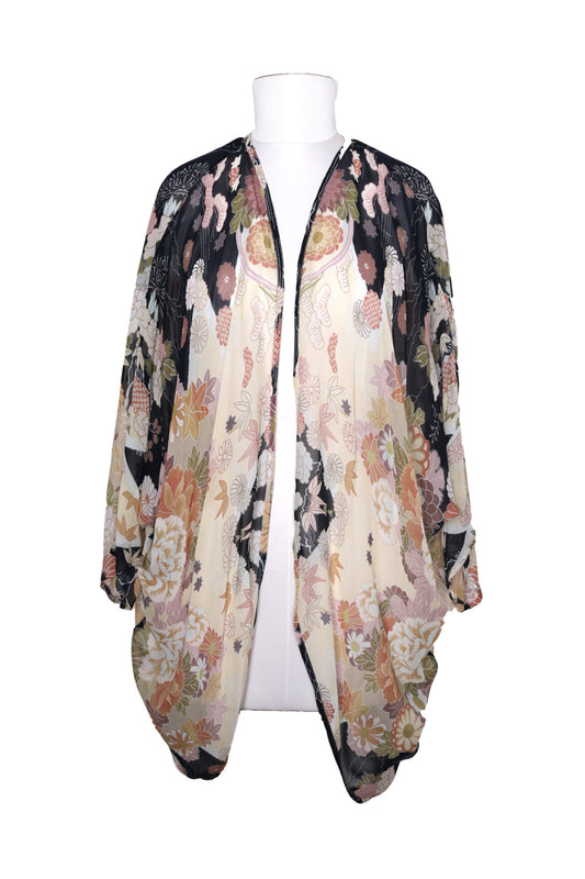 JAPANESE FLORAL KIMONO