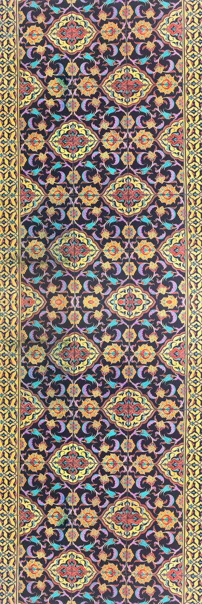 Royal Arabesque Tapestry – Pure Silk Scarf