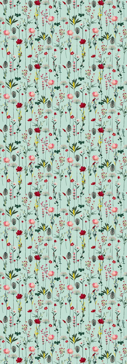 Écharpe de créateur en pure soie à motif floral