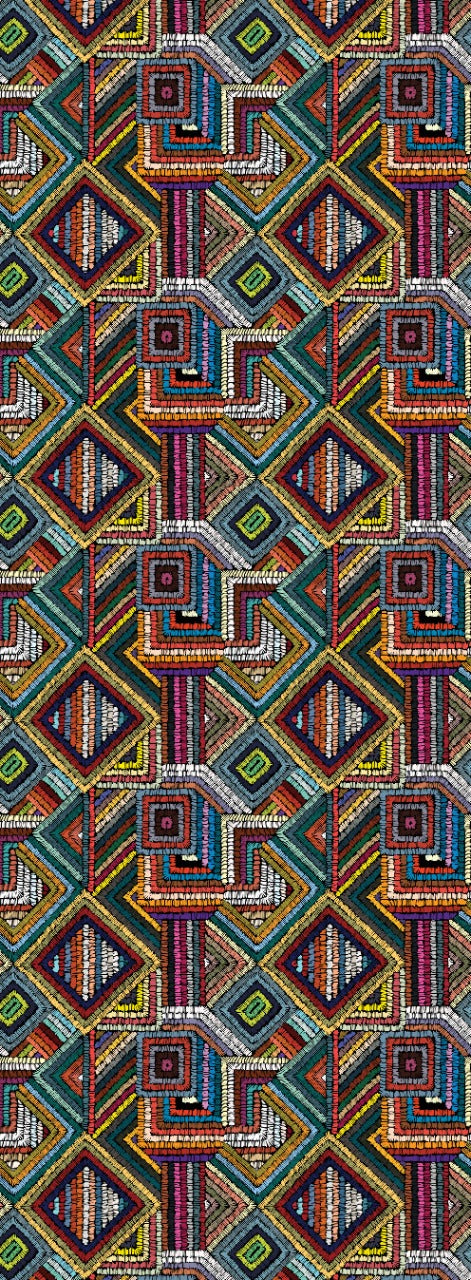 Abstract Modal Silk Designer Scarf