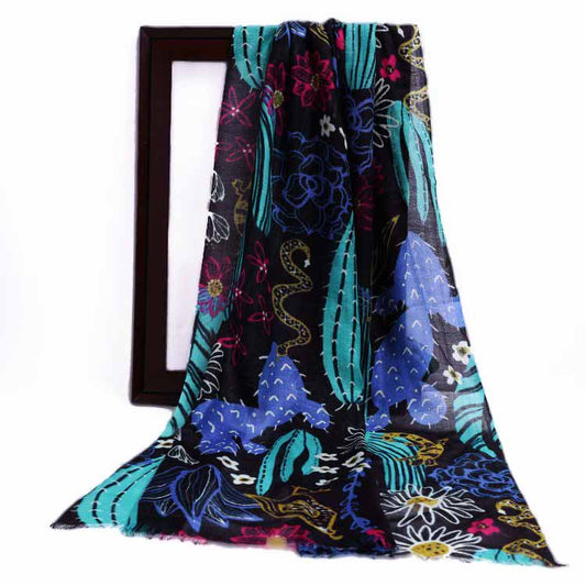 Australian Coastal Modal Silk Designer Scarf