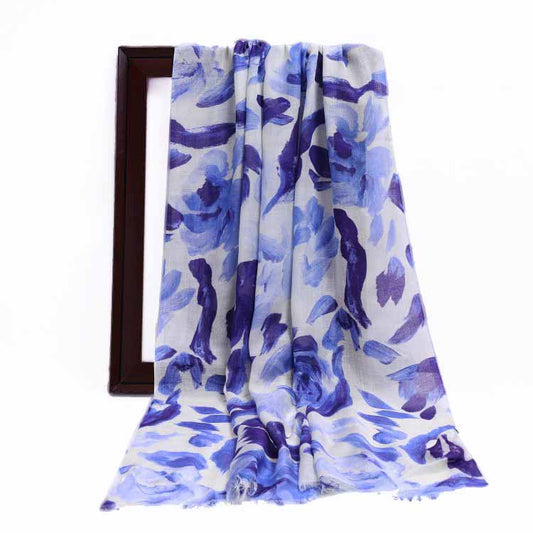 Abstract Modal Silk Designer Scarf