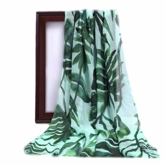 Floral Modal Silk Designer Scarf