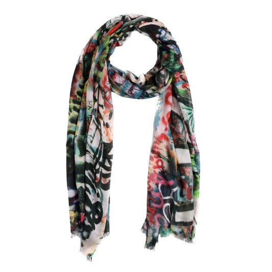 Abstract Modal Silk Designer Scarf