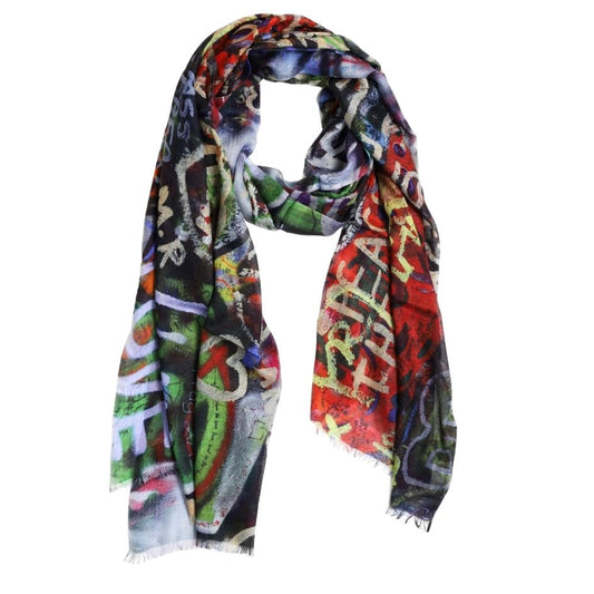 Abstract Modal Silk Designer Scarf