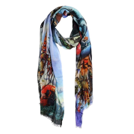 Foulard en soie modale de créateur Old Masters