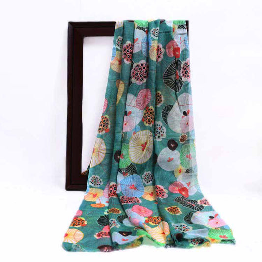 Écharpe de créateur en soie modale japonaise