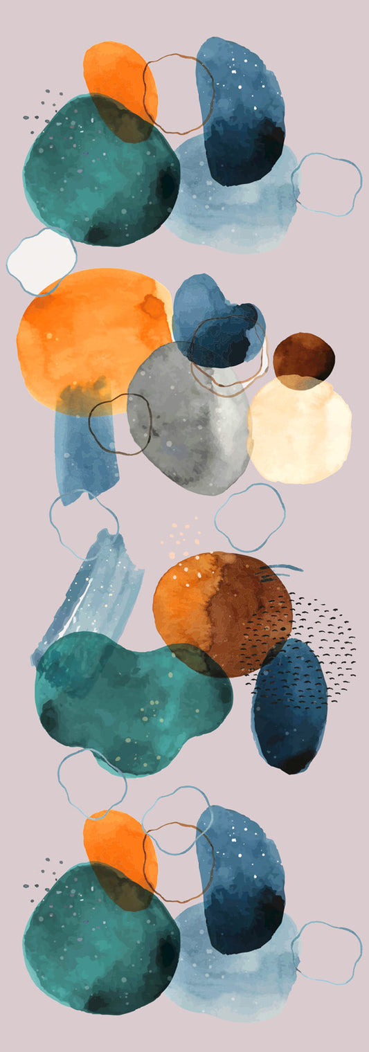 Abstract Linen Designer Scarf