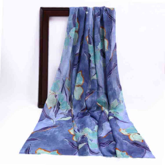 Floral Modal Silk Designer Scarf