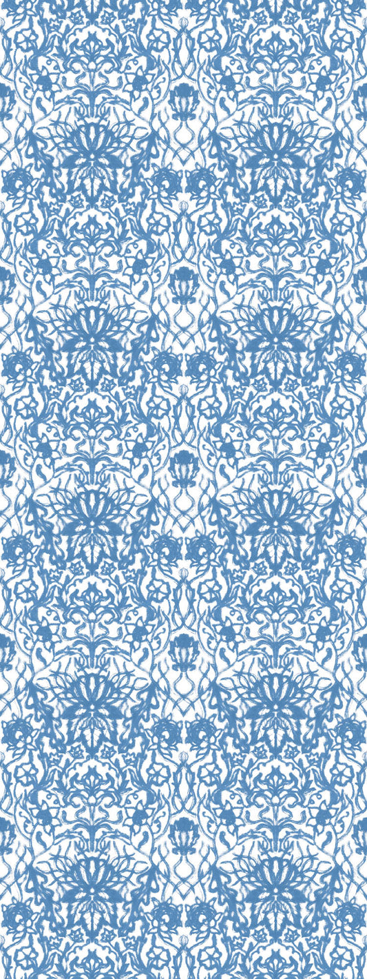 Line Art Pure Silk Designer Scarf