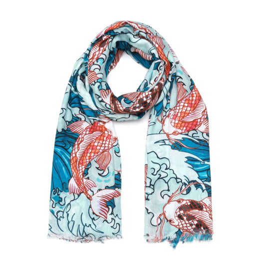 Animal Merino Silk Designer Scarf