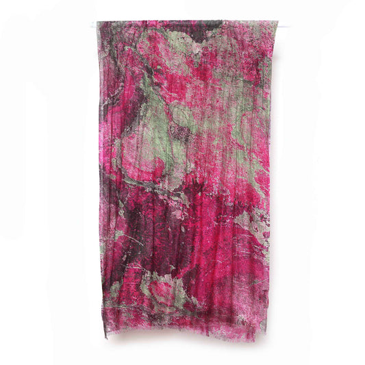 Abstract Modal Silk Designer Scarf