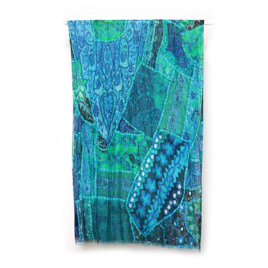 Abstract Modal Silk Designer Scarf