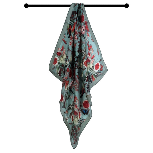 Australian Coastal Pure Silk Square Scarf